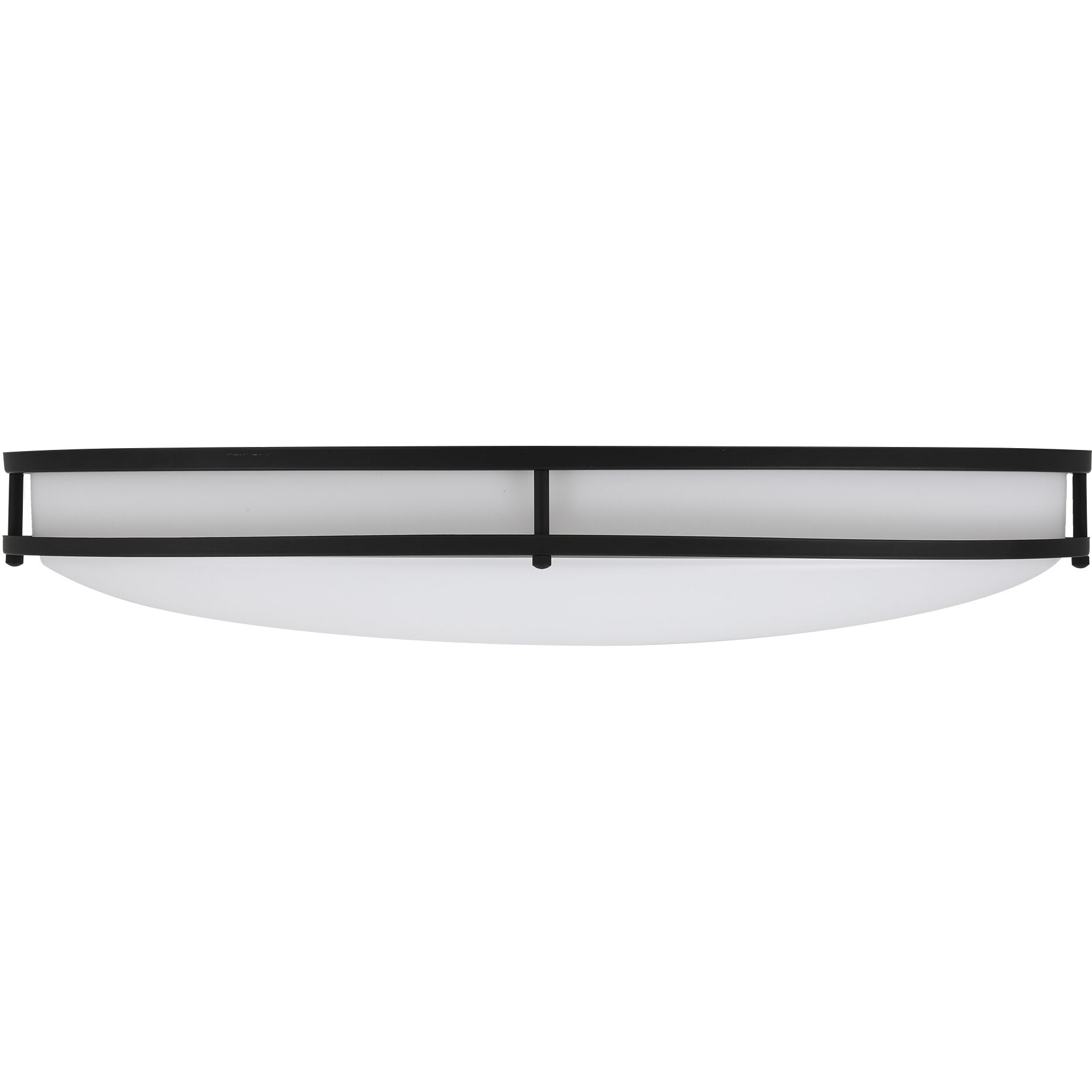 EnviroLite LED 24 inch Matte Black Flush Mount Ceiling Light